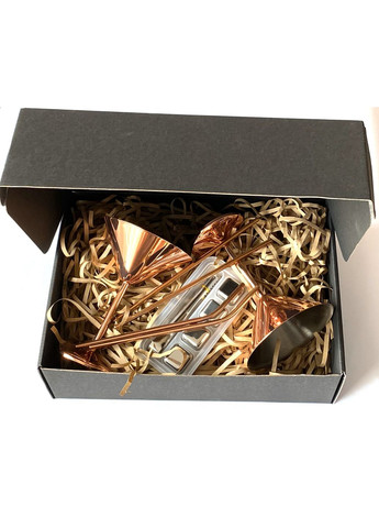 Набір келихів для мартіні 220 мл рожеве золото трубочки кубики для охолодження з нержавіючої сталі на 2 особи REMY-DECOR (266138059)