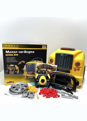 Машина-конструктор 59 деталей звук подсветка (D001-1) No Brand (338622761)