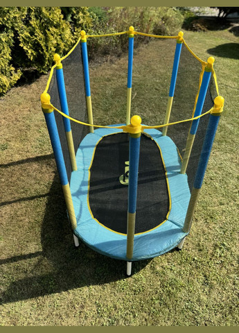 Батут манеж 170x107 см овальный с сеткой Oval WCG (342120928)