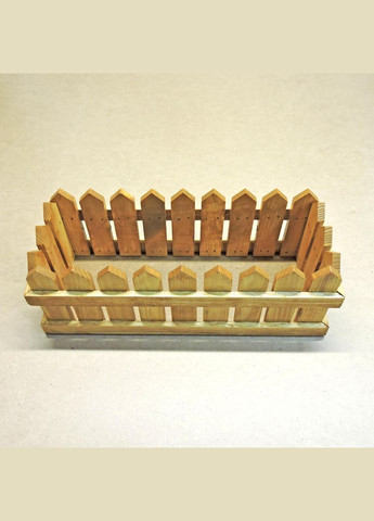 Кашпо з дерева Жовтець 16х40 каррі (КАШ-16400103) No Brand (328450432)