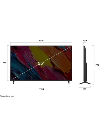 Телевизор AI 70 55" QNED UHD 4K (55QNED70A6A) UA [143928] LG (400980023)