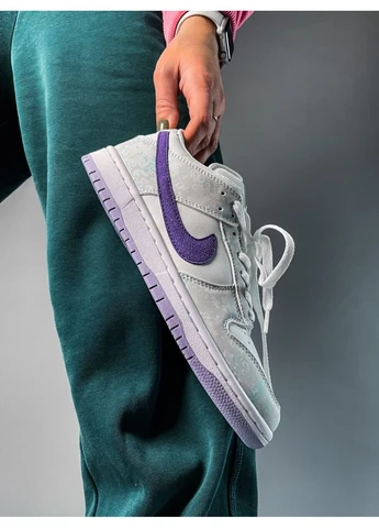 Фиолетовые демисезонные кроссовки мужские nike dunk dunk low purple pulse найк данк фиолетовые No Brand