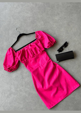 Розовое повседневный, кэжуал платье No Brand
