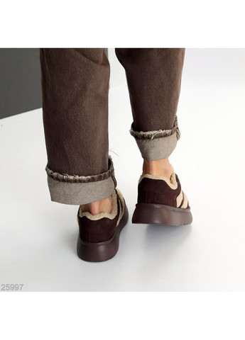 Зимові кросівки No Brand коричневі зими (370589468)