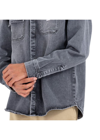 Сіра демісезонна джинсова куртка wip sali i029212 black light Carhartt