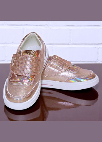 Розовые демисезонные ортопедические кроссовки на липучке для девочки weestep вистеп Waldi