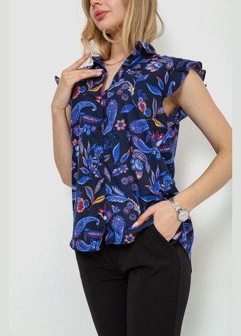 Синіти блуза з квітковим принтом Calliope 244R194