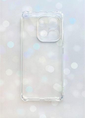 Прозорий силіконовий чохол з потовщеними кутами на Xiaomi Redmi Note 13 4G Creative (360699237)