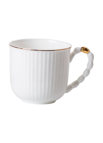 Чайний набір на 6 персон, із заварювальним чайником, керамічною підставкою, білий. Yiwu (365728929)