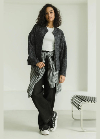 Чорна демісезонна бомбер Seventeen