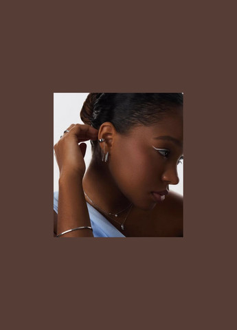 Кафф Fashion Jewelry сережки без проколу з ланцюжком кліпса на вухо моносерега сріблястий колір 1 шт No Brand (330769080)