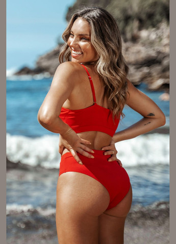 Красный летний купальник CUPSHE