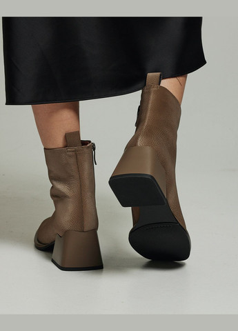 Осенние ботинки на каблуке Sufinna из натурального нубука