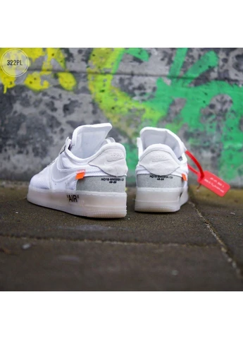 Белые летние кроссовки nike air force x white найк аир форс No Brand