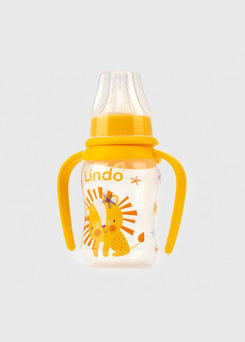 Пляшка кругла LI146 з силіконовою соскою Lindo (286420626)