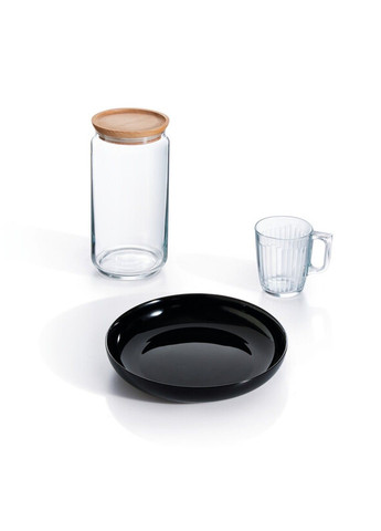 Блюдо FRIENDS TIME BLACK /25 см серв. (P6375) Luminarc (365276123)