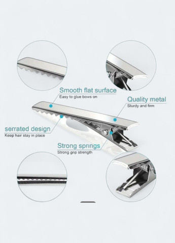 Заколка "Крокодил", набор 10 шт. No Brand (361318164)