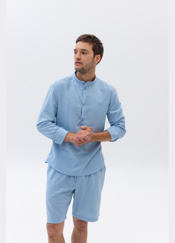 Льняні кежуал шорти з лого СК Vakko (298880375)