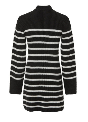 Чорно-білий кежуал сукня в'язана Esmara в смужку