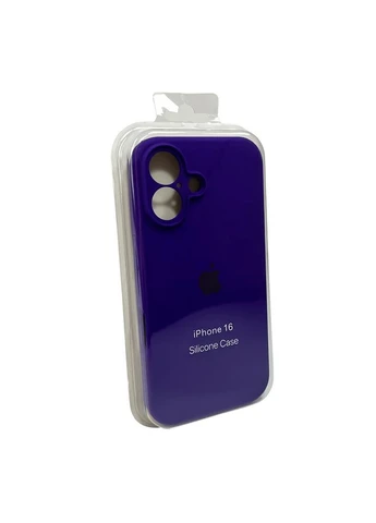 Чехол для смартфона Camera Protect Silicone для Apple iPhone 16 Темно-фиолетовый No Brand (403005236)