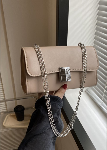 Жіноча сумка крос-боді бежева No Brand (290665294)