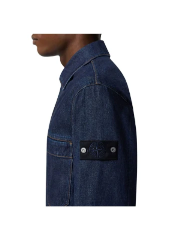Синя демісезонна куртка denim l1s144100006 s00j7 vj201 (розмір: ) Stone Island