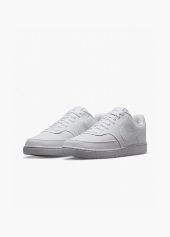 Білі Осінні кросівки чоловічі court vision low next nature white dj6260-100 Nike