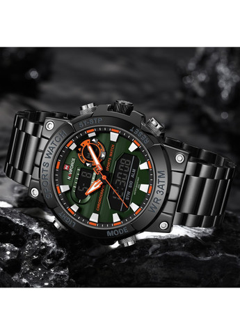 Наручний годинник чоловічий Brutal Чорний (3521) Naviforce (363318839)