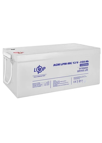 Акумулятор мультигелевий LPM-MG 12V - 250 Ah LogicPower (402622244)