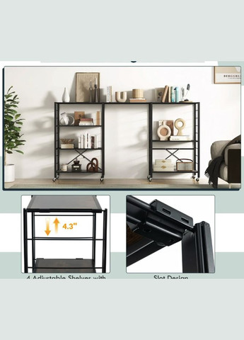 Стелаж Scooby складаний в стилі Loft Costway (362028102)