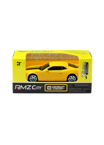 Машинка Chevrolet Camaro (With Hologram), масштаб 1:32 (554005), желтая RMZ City (293814355)