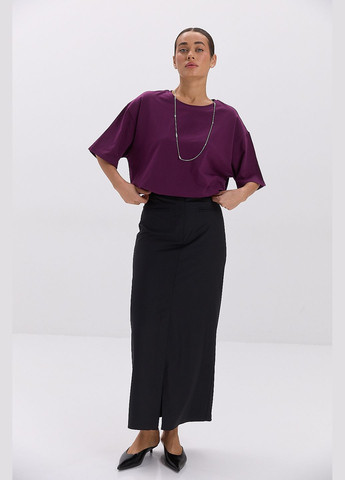 Женская oversize футболка коричневого цвета Arjen - (317233876)