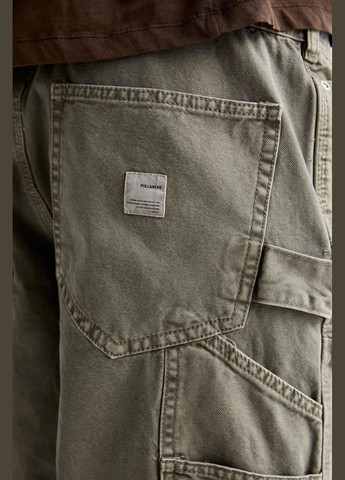 Серые демисезонные джинсы Carpenter вільного крою 3678520 Gris Pull & Bear