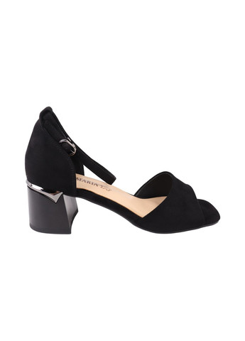 Босоніжки жіночі чорні на підборах Aiformaria 131-25LB (329998186)