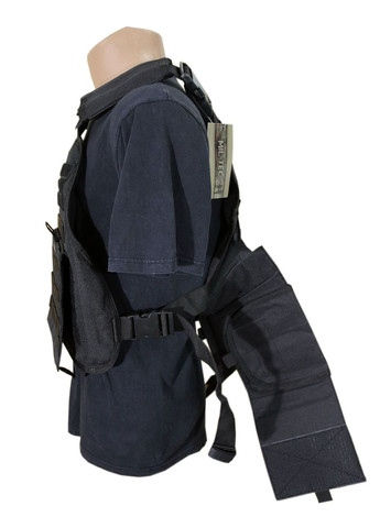 Жилет разгрузочный под бронеплиты Molle PLATE CARRIER VEST Black 13463102 Mil-Tec (311290773)