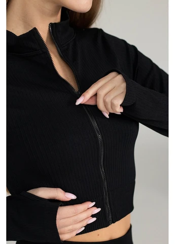 Кроп-кофта на блискавці Giulia TURTLENECK (377879088)