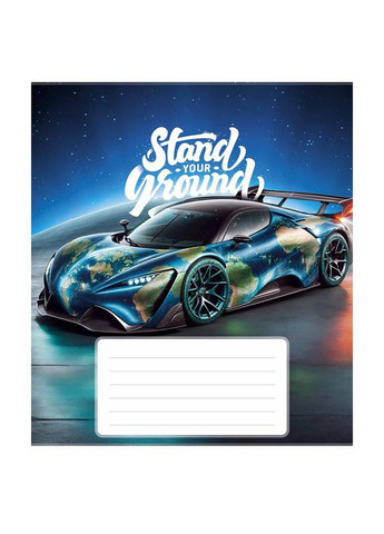 Зошит 18 арк. лінія " " ВД лак / Best racers Школярик (342415536)