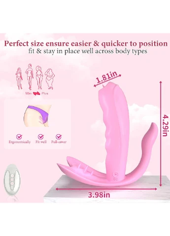 Вібратор Fox Silicone Vibrator, 7 vibration modes, Heating + APP B Series (402299396)