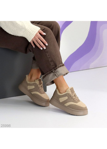 Зимові кросівки No Brand коричневі зими (370589458)