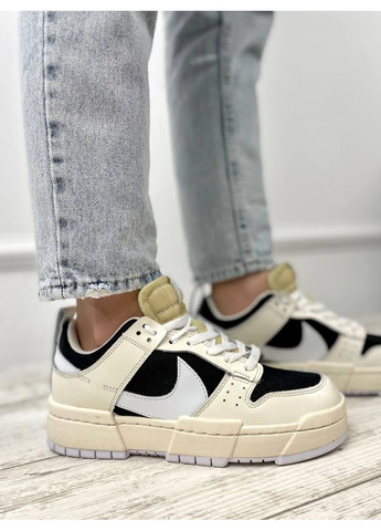 Білі Осінні кросівки чоловічі nike dunk disrupt «pale ivory» найк сб данк No Brand