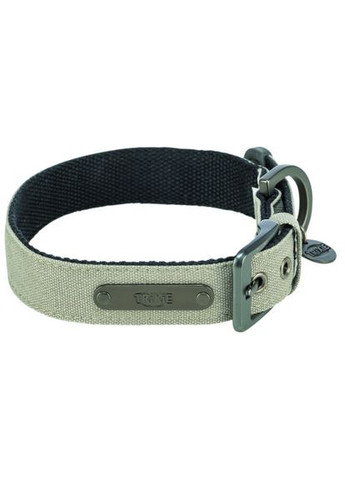 Ошейник CityStyle экстраширокий для собак хлопок XS–S 25–32 см 25 мм светло-серый (TX-1970419) Trixie (329436683)