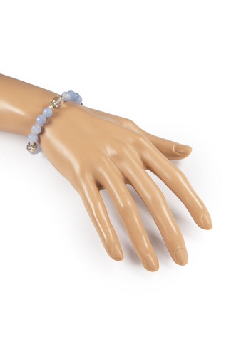 Браслет "Рассвет" Аквамарин, Горный хрусталь 15 Fursa fashion (362138734)