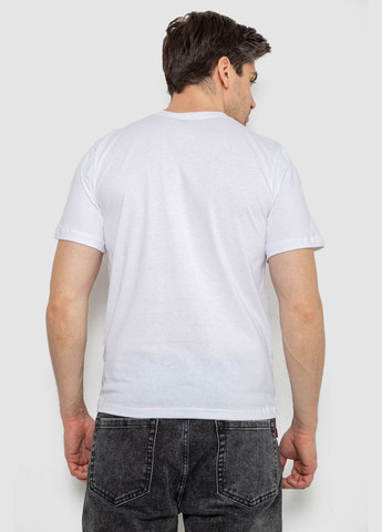 Белая футболка мужская с принтом Ager 241R1906