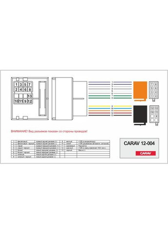 Перехідник ISO для BMW, Land Rover, Rover, Mini серії 12-004 QIV (299904963)