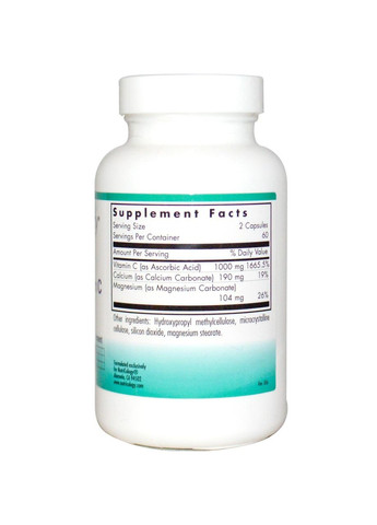 Вітамін C,, 120 капсул NutriCology (364311431)