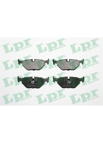 Колодка тормозной диск. BMW 3 (E30, E36), 5 (E28, E34) задн. (выр-во ). (05P297) LPR (368897932)