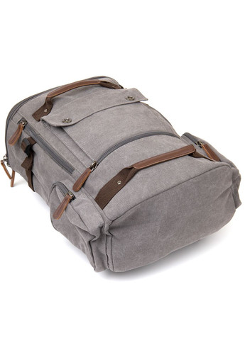 Текстильный дорожный рюкзак унисекс с карманами для ноутбука серый (sku_20662) No Brand (329860365)