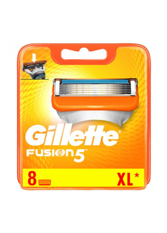 Бритва чоловіча Fusion 5 1 станок 9 картриджей Gillette (278773563)