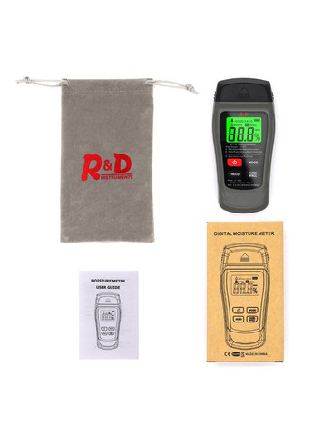 Цифровой измеритель влажности древесины, бумаги и стен, влагомер R&D MT-18 No Brand (300577759)
