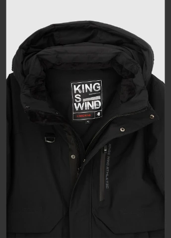 Темно-синяя демисезонная куртка зимняя мужская 3525-3 Kings Wind